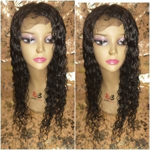 20" Bohemian virgin curly human hair wig
